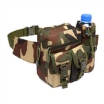 Jungle Camouflage Army Field Bærbar Tactical Waist Rygsæk Vandflasketaske til udendørs camping